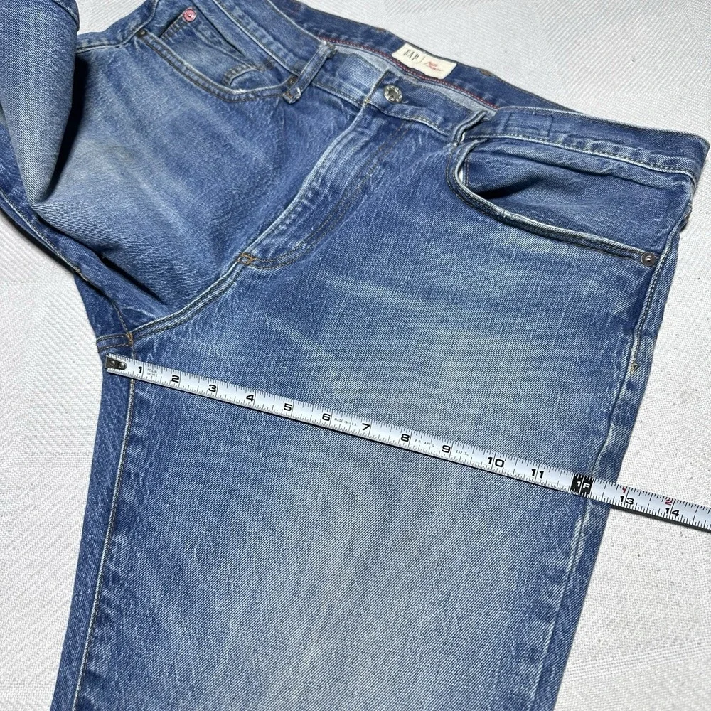 Gap Cone Denim Jeans Mens 36x30 Slim Straight‎ Medium Wash Stretch 5 Pocket